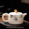 Chaxun Suet Jade Porcelain Xishi Teapot