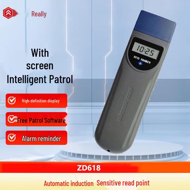 Realand ZD618 RFID Guard Tour System CN plug (adapter included)