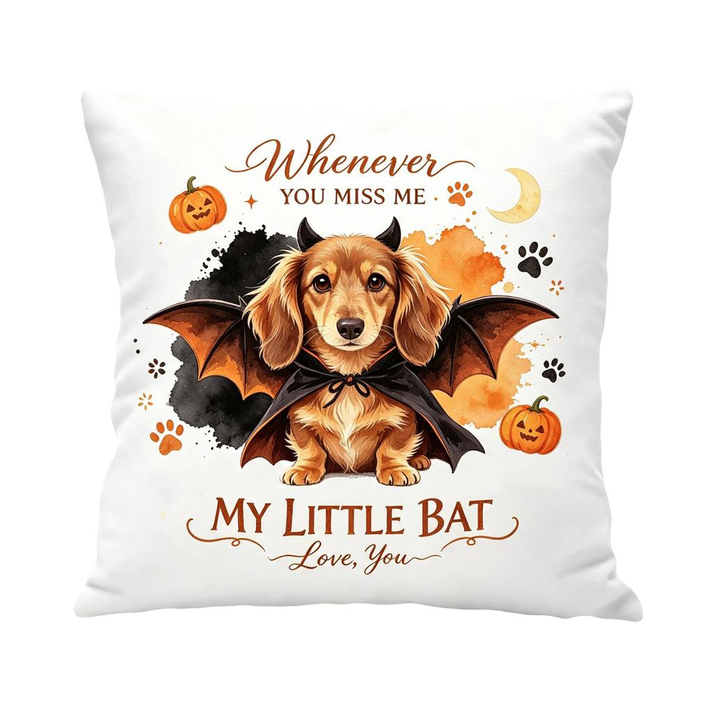 Cover 4545 cm Halloween Cute Animal Print Short Plush Single-Sided Cushion Cover for Couch Sofa Bedroom Home Decor