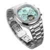Forsining 481 Militärmann Tourbillon Zeiger Uhr Woche Datum Automatische Mechanische Uhren Edelstahl Uhr Relogio Masculino