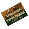 Twin Peaks Welcome To Door Mat