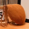 Soft Roasted Sweet Potato Pendant PP Cotton Plush Doll Key Ring Creative Sweet Potato Keychain  Men