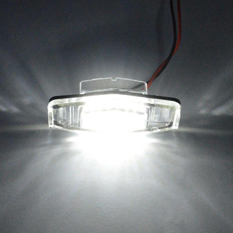 For Honda Odyssey Legend Accord Civic 7 8 9 City 4 MR-V 2 Pcs Led Car Number Lamp Assembly Auto License Plate Light Luces