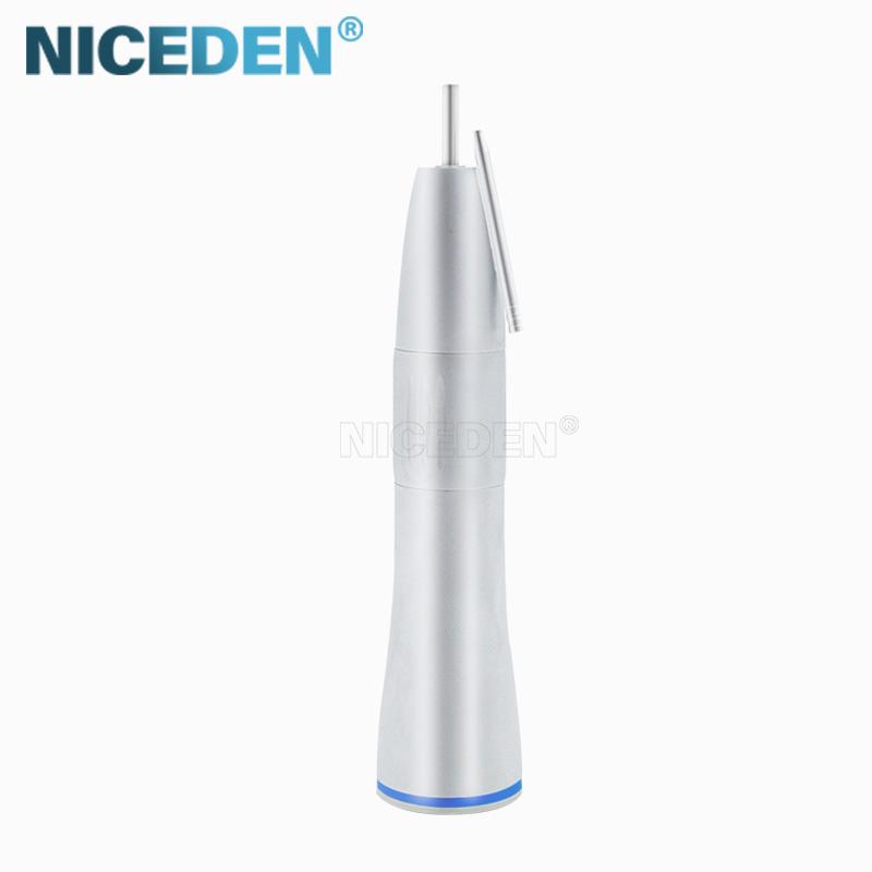 

Niceden Dental Blue Ring LED E-type External Water Spray Straight Handpiece Dentistry Tools low speed handpiece