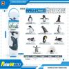 Simulation Antarctic Arctic Penguin Whale Model Mini Polar World Animal Set Static Model Ornament Barrel