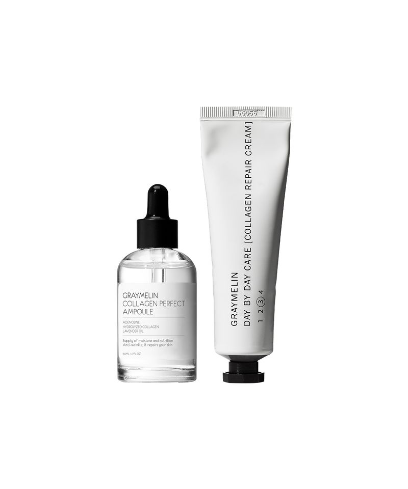 [SET][Wrinkle Improvement Functional] Pore Elasticity Nourishing Set (Collagen Perfect Ampoule 50ml + Collagen Repair Cream 50ml)