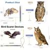 Garden Bird Deterrent Device With Acrylic Eagle Design For Yard Protection
