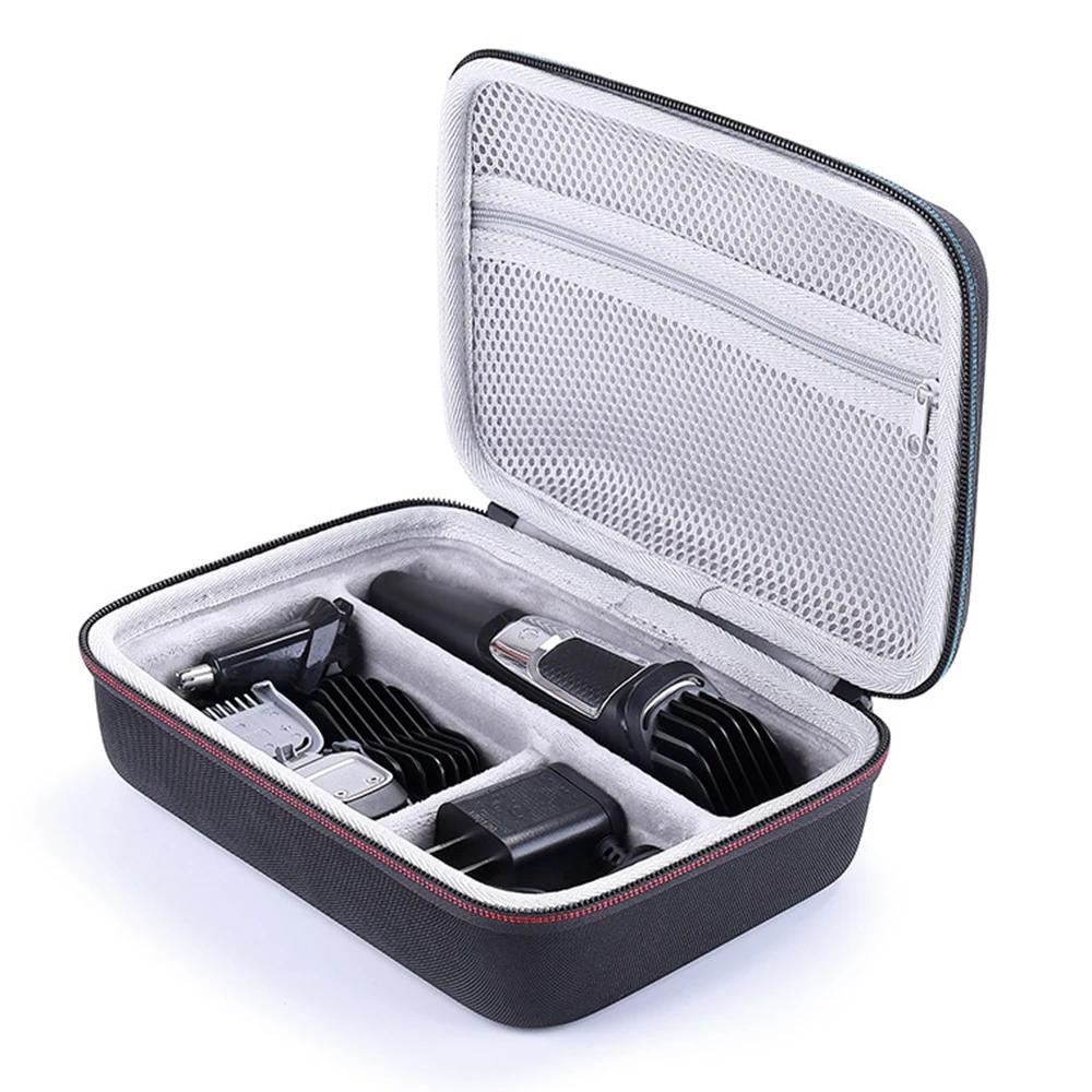 Barber, Hair Clipper, Storage Bag, Electric Shaver, Storage Box, EVA Portable Accessory Protective Case Organizer