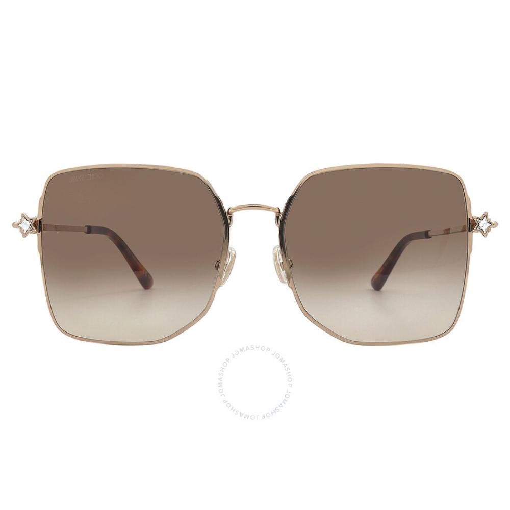 

Jimmy Choo Brown Gradient Geometric Ladies Sunglasses TRISHA G SK 0J5G HA 58