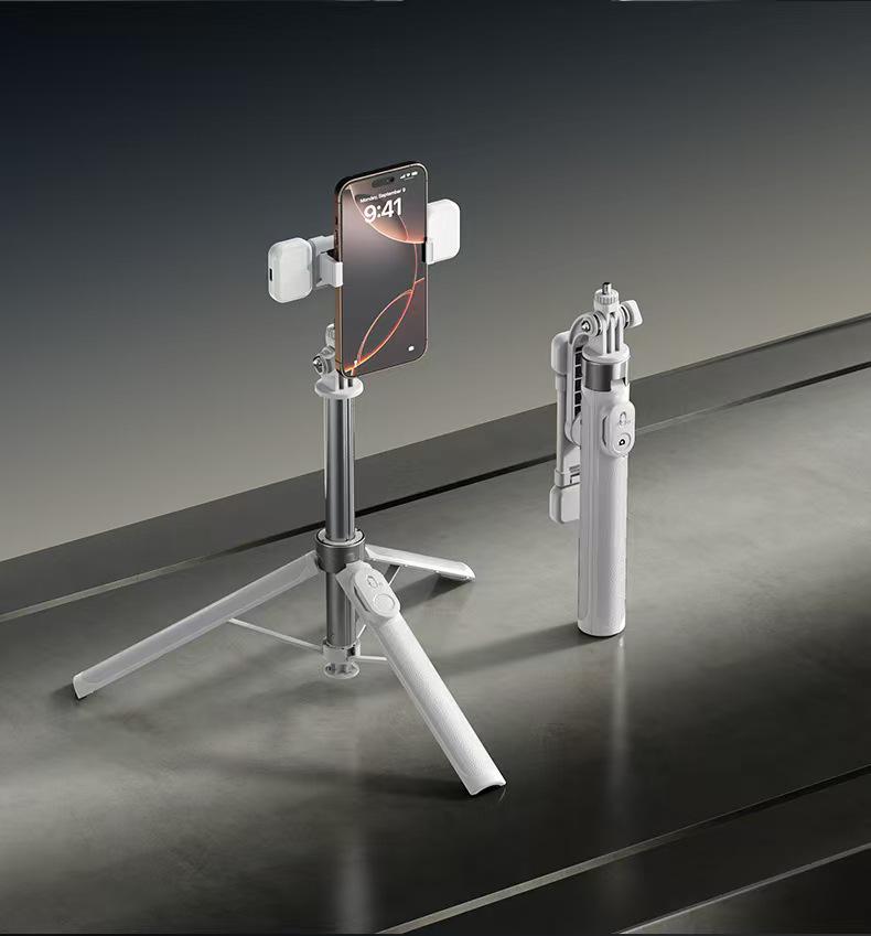 Bluetooth Magnetic Selfie Stick & Stabilizer with Remote Control for Universal Phone Vlogging