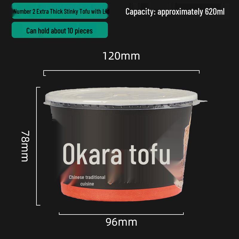 

Disposable Paper Takeout Bowls with Lids