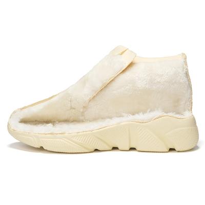 Large Size Couple Socks Shoes Single Shoes Cotton Shoes High Top Large Size High Elastic Flying Mesh Shoes Men's and Women's Shoes