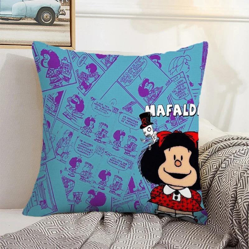 Sofa Cushions Mafaldas Sleeping Pillows Throw Pillow Covers Decorative Cushion Cover 45x45cm Pillowcase Fall Decor 45x45 Body