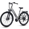 SPATIAL Vélo électrique 29" Argent-Moteur 600W- Batterie 48V12Ah- Shimano 7 Vitesses - VTT Ville E-Bike - Autonomie 100 km