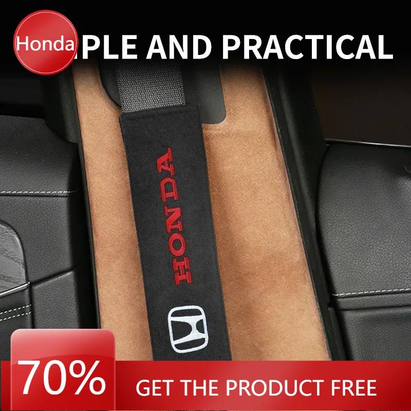 For Honda Car Styling Seat Belt Cover Safety Belt Shoulder Protection Pad Seat For Honda Civic Fit Jazz Accord Pilo CRV Odyssey
