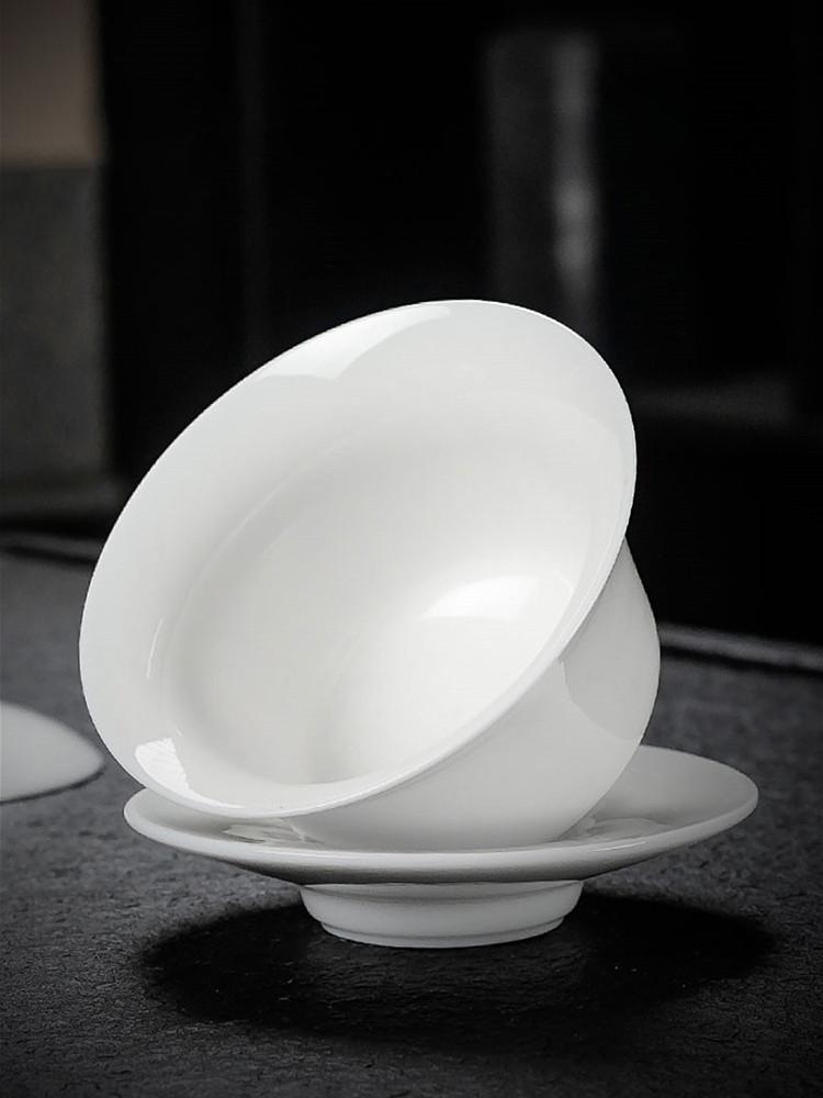 Traditional Ceramics Gaiwan Home Teacup Travel Tea Bowl Chinese Teaware Accessories Drinkware Personal Cup 130ml