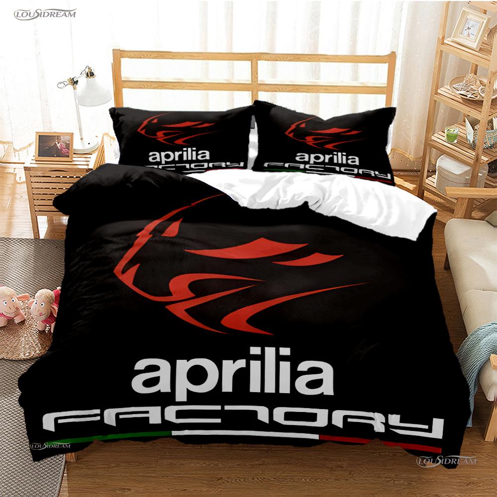 

A-Aprilia Moto Racing All Season Duvet Cover Comforter Bedding Sets Soft Quilt Cover And Pillowcases Single/Double/Queen/King EU SK(260*220cm)3pcs