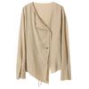 New Chinese Style Lyocell Blend Loose Long Sleeve Shirt