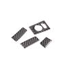 Carbon Fiber Review Mirror Adjustment Switch Frame Trim For Fiat 500 2011-22