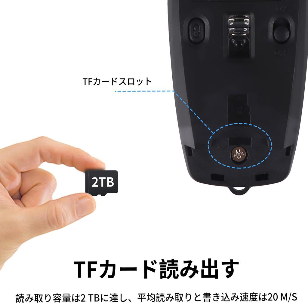 Wireless Dual-Function Mouse with Bluetooth, TF Card Reader, Ultra-Small, Lightweight (25g), Slim, Mobile, 80012001600 DPI, 3-Level Switching, 4