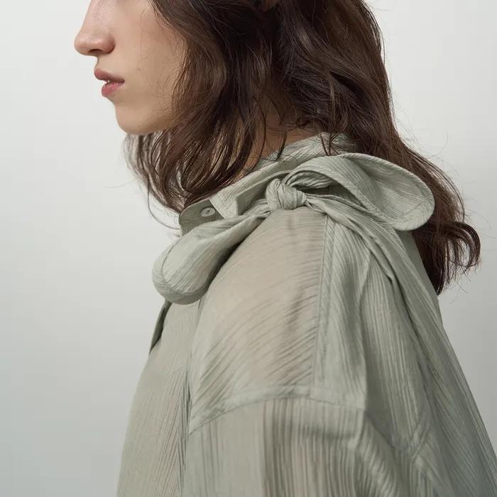 Wrinkle Sheer Bag Sage