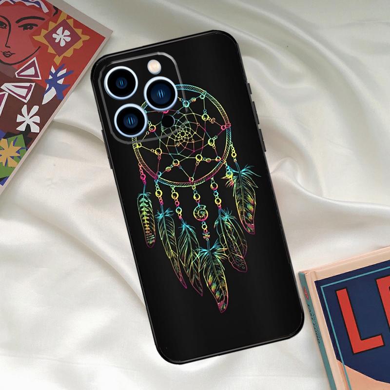 Dream Catcher Phone Case For iPhone 15 14 12 11 13 16 17 Pro Max 15 16 Plus 13 Mini 16e 17 Air Funda Cover