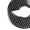 Real Carbon Fiber Auto Steering Wheel Logo Decorative Sticker For BM Cooper F55 F56 F60 Car Interior Modification Accessories