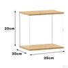 Acrylic Showcase Box Organizer Dustproof for Collectibles Holder