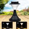16 LED Outdoor Garden Path Landscape Fence Yard Pillar Lamp Solar Powered LED Light