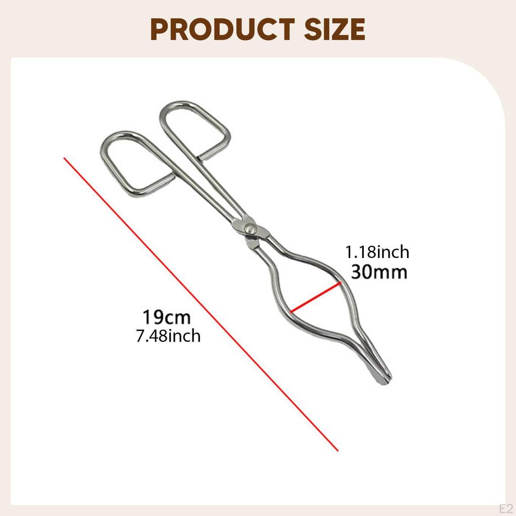 Crucible Tongs Melting Plier Holder Furnace Metalworking Tool for