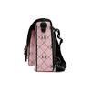 New MLB Polyester With Artificial Leather With Nylon Backpack Shoulder Bag, Crossbody Bag Regular Women's Pink 7ACRMD13N-50PKS