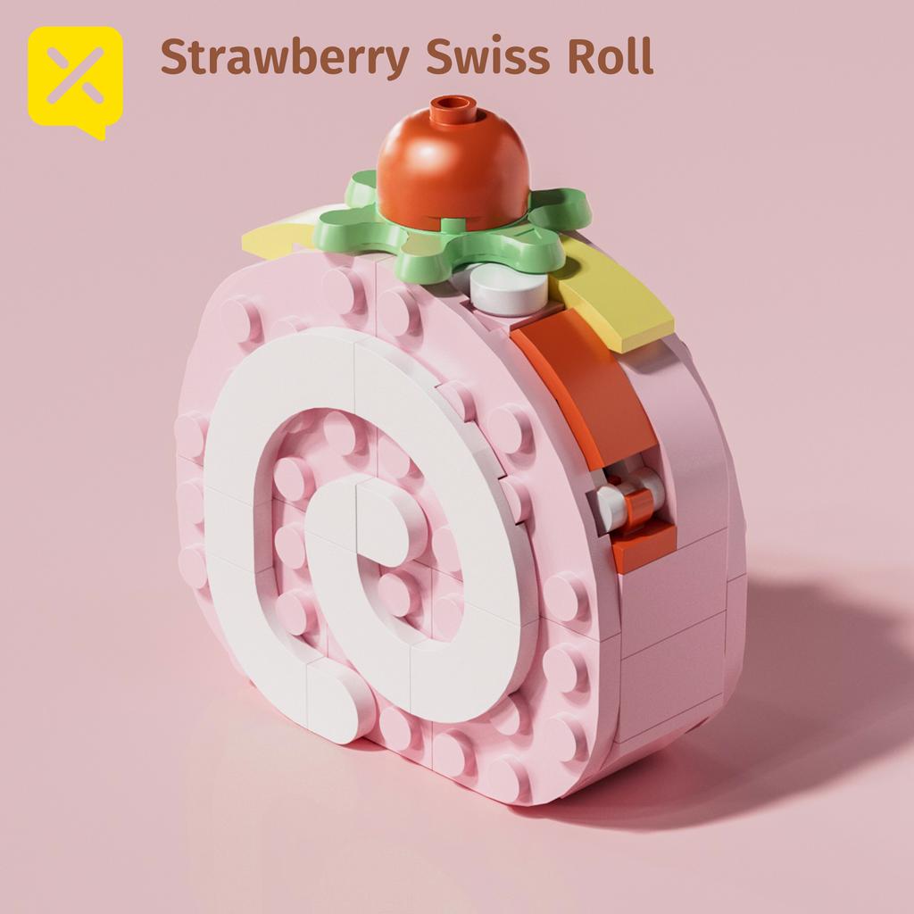 ToylinX Cake Blocks Toys 12 Types Plastic Cute Dessert Toys Model Building Blocks Girls Birthday Gift For Boys Girls and Friends