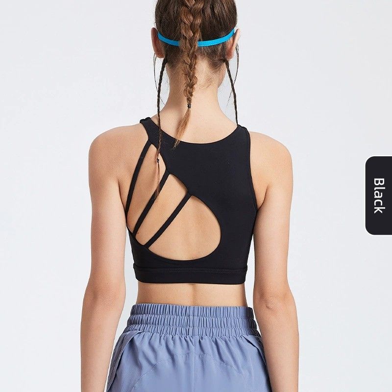 

Outdoor Yoga Clothes Pilates Training Sports Underwear S Black