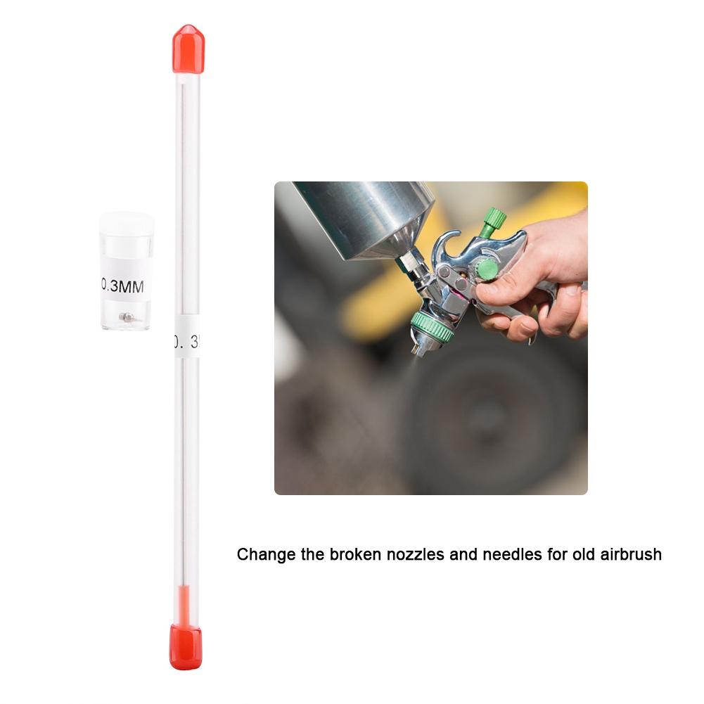 Airbrush Nozzles and Needles Tips Replacement for Airbrushes Accessories