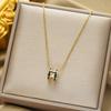 Titanium Steel Non-fading Necklace - European & American Style, Light Luxury, Versatile Korean Fashion, Perfect for Women and Girlfriend Gifts.