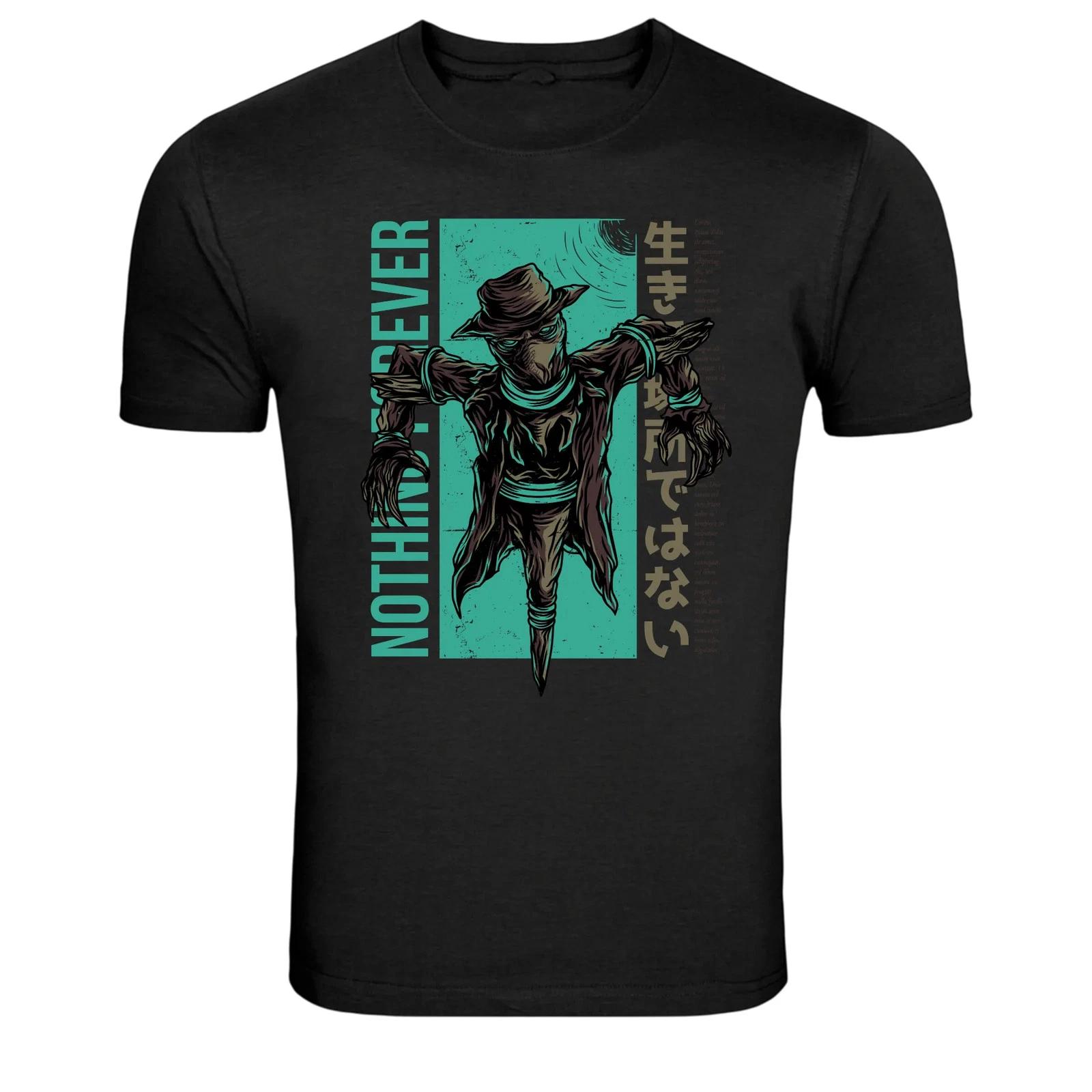 

Nothing Forever Scarecrow Horror Graphic T-Shirt XL