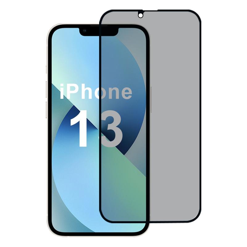 

For iPhone 13 Privacy Screen Protector Anti-Peeping 9H Hardness Full Coverage Type A