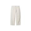 Pantaloni da uomo a pannelli larghi con doppio frontale SS23 Bianchi I031393-D6-02
