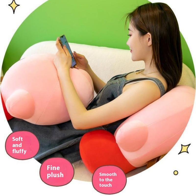 Kirby Doll Cuscino da comodino Cuscino per dormire Bambola di grandi dimensioni Peluche Ragazza Cuore Regalo di compleanno