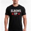 Elbows Up Canada Tshirt Summer Casual Cotton Tee Oversized Streetwear Tops Vintage Graphic Print Loose Fit Short Sleeve