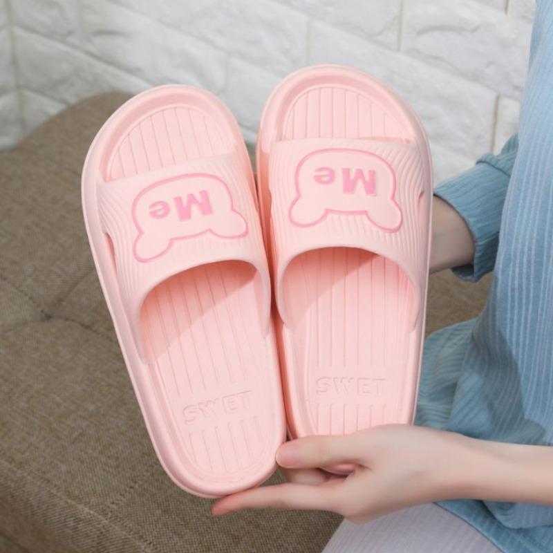 Bathroom Slippers Female Summer Home Non-slip Sandals Soft Bottom Anti-odor Slippers