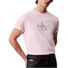Calvin Klein Loose Soft Breathable Comfortable Letter Crew Neck Short Sleeve T-Shirt Men tops 4RB862G-TN9