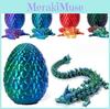 Gem Dragon 3d Printed Egg Set Lucky 13 Creative Action Figure Toy Plastic Material
