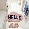 Anti-Slip Floor Mat Absorbent Imitation Cashmere Kitchen Bathroom Mat Oil-resistant Sink Mat Multifunctional Living Room Rug