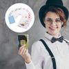 Deck Cards for Trick Paper Trick Props Poker Deck Collectible Entertainment Poker Stage Performance Props with Instruction