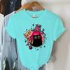 Woman Clothing Graphic T Shirts Womens Lovely Pattern Tshirt for Female Fashion Tops 2024 Funny T Shirts Youthful Woman Clothes