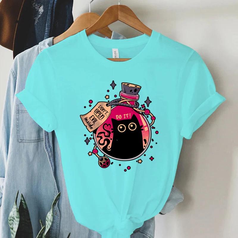 Woman Clothing Graphic T Shirts Womens Lovely Pattern Tshirt for Female Fashion Tops 2024 Funny T Shirts Youthful Woman Clothes
