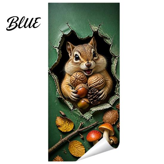 Outdoor Garbage Bin Stickers Fun Animal Trash Can Stickers, Self‑Adhesive Decals for Waterproof Adhesive Labels Can, Mailbox Storage Box Yard