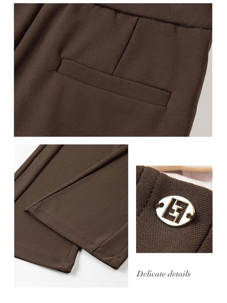 Women's High-Waisted Micro Flare Pants - 2026 Petite Slimming Spring & Autumn Versatile Suit Style