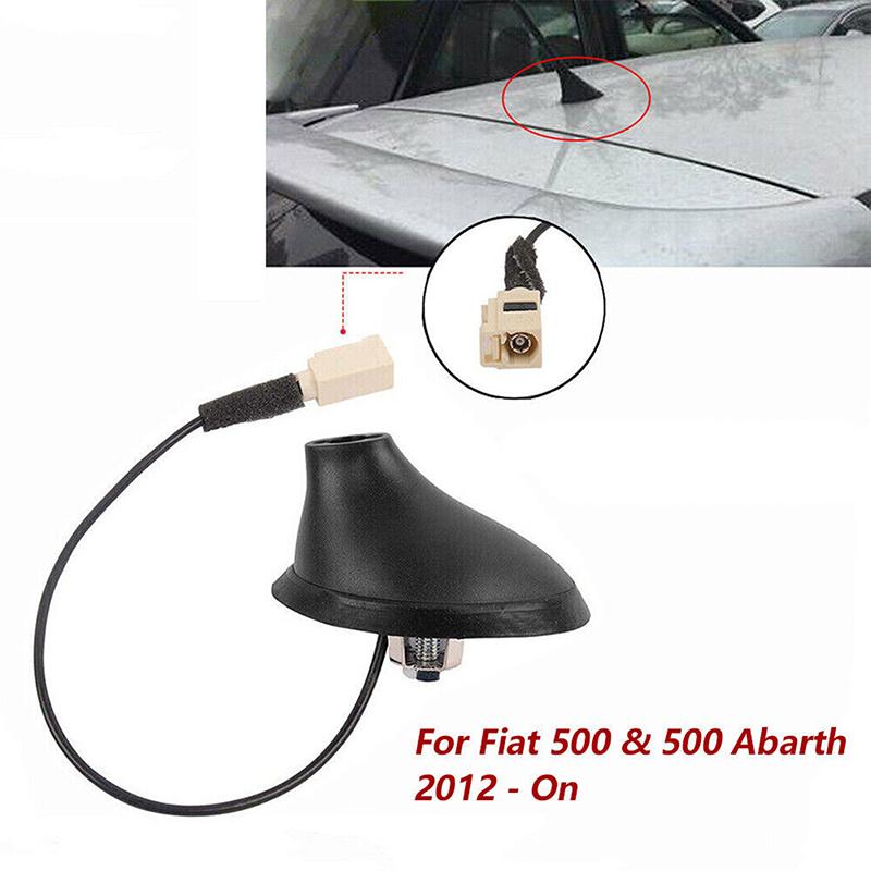 50540987 Rear Antenna Black Aerial Base Plastic Black For Fiat 500 / 500 Abarth 2012-2021 Auto Exterior Aerials Accessories
